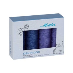 DE4-BLUE-KIT - Denim Doc 4 Spool Thread Set