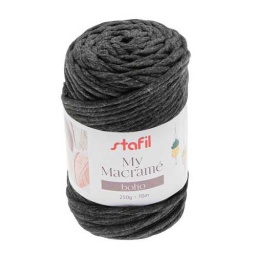 108076-12 - Macrame Boho Yarn - Anthracite