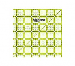 610215 - Omnigrip non-slip Patchwork Ruler 6.5 x 6.5 inches