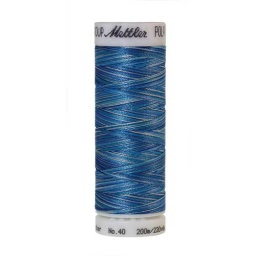 9605 - Faded Denim  Poly Sheen Multi Thread