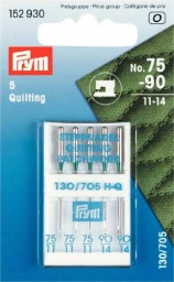 152930 - Prym Sewing Machine Needles Sys. 130/705 Quilting 75/90