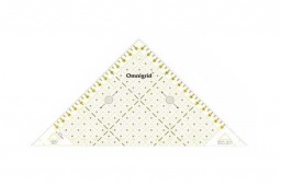 611314 - Quick Triangle Ruler with cm Scale for 1/2 Squares, upto 15 cm