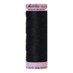 0821 - Darkest Blue Silk Finish Cotton 50 Thread