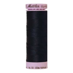 0827 - Dark Blue  Silk Finish Cotton 50 Thread