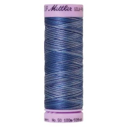 9812 - Evening Blue  Silk Finish Cotton Multi 50 Thread