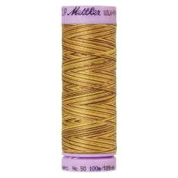 9828 - Choco Banana  Silk Finish Cotton Multi 50 Thread