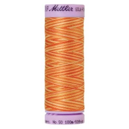 9834 - Rust Ombre  Silk Finish Cotton Multi 50 Thread