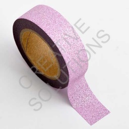 AT006 - Adhesive Washi Tape - Glitter - Pink