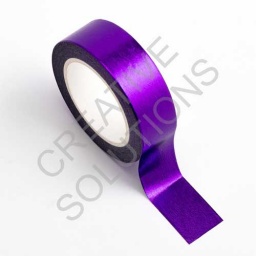 AT024 - Adhesive Washi Tape - Foil - Purple