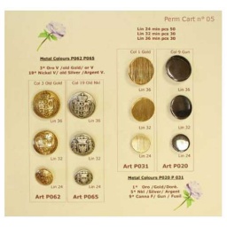 Bonfanti Buttons Permanent Collection - Card 005