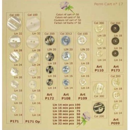Bonfanti Buttons Permanent Collection - Card 017