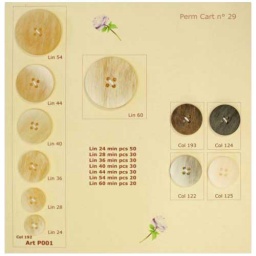 Bonfanti Buttons Permanent Collection - Card 029