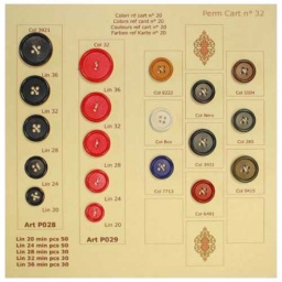 Bonfanti Buttons Permanent Collection - Card 032