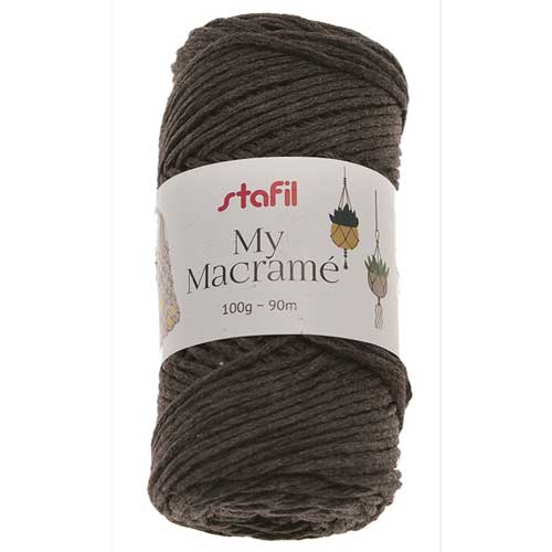 108073-12 - Macrame Yarn - Anthracite