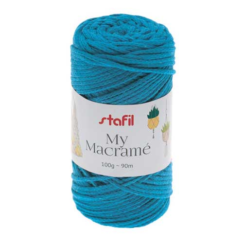 108073-21 - Macrame Yarn - Turquoise Blue