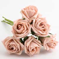 5cm Colourfast Foam Roses