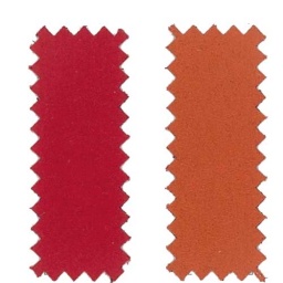 240068-05 - Leatherette Double Face - Red/Orange
