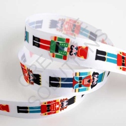 5862-XMAS - Christmas Nutcracker Soldiers Satin Ribbon