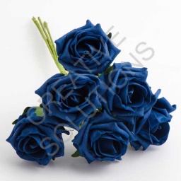 FR-0870 - Navy 5cm Colourfast Foam Roses