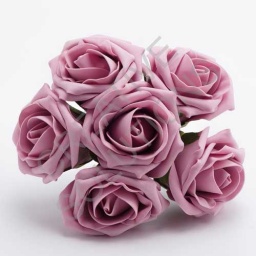 FR-0885 - Dusky Pink 5cm Colourfast Foam Roses