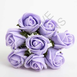 FR-0900 - Lilac 3cm Colourfast Foam Roses