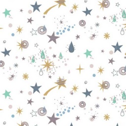 K23025 - Cotton / Ea Jersey Glitter