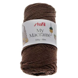 108073-09 - Macrame Yarn - Dark Brown