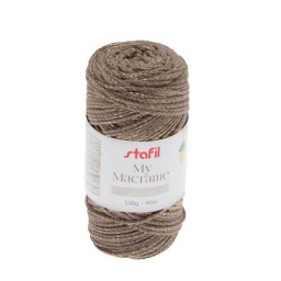 108074-04 - Macrame Glitter Yarn - Camel