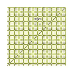 610216 - Omnigrip non-slip Patchwork Ruler 12.5 x 12.5 inches