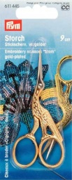 611445 - Prym Gold Plated Stork Embroidery Scissors