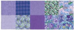 379985-12 - Patchwork Assortment - Lilac/Purple
