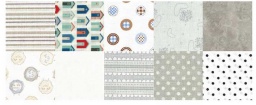 379985-17 - Patchwork Assortment - Grey Mix