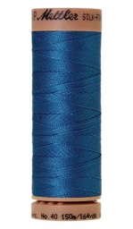 0339 - Mediterranian Blue Silk Finish Cotton 40 Thread