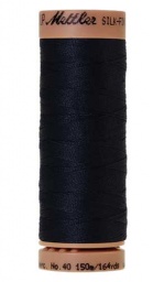 0827 - Dark Blue Silk Finish Cotton 40 Thread