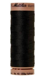 4000 - Black Silk Finish Cotton 40 Thread