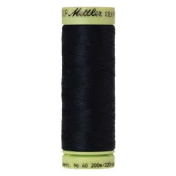 0821 - Darkest Blue Silk Finish Cotton 60 Thread