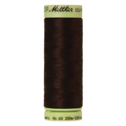 1002 - Very Dark Brown Silk Finish Cotton 60 Thread