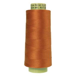 2103 - Amber Brown Silk Finish Cotton 60 Thread - Large Spool