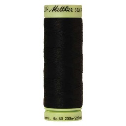 4000 - Black Silk Finish Cotton 60 Thread