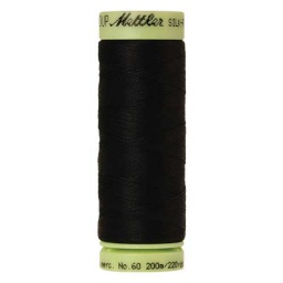 4000 - Black Silk Finish Cotton 60 Thread