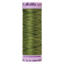 9818 - Ferns  Silk Finish Cotton Multi 50 Thread