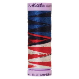 9823 - Patriotic  Silk Finish Cotton Multi 50 Thread