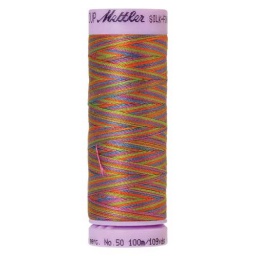 9842 - Preppy Brights  Silk Finish Cotton Multi 50 Thread