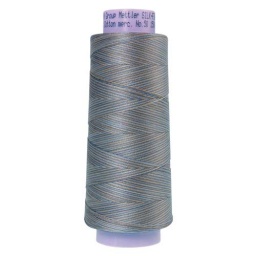 9843 - Silvery Blues  Silk Finish Cotton Multi 50 Thread - Large Spool