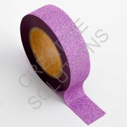 AT004 - Adhesive Washi Tape - Glitter - Lilac