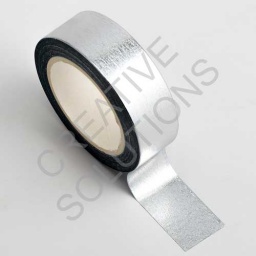 AT014 - Adhesive Washi Tape - Foil - Silver