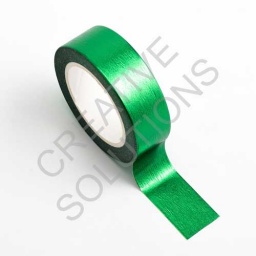 AT023 - Adhesive Washi Tape - Foil - Emerald Green