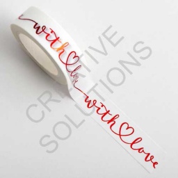 AT058 - Adhesive Washi Tape  - With Love