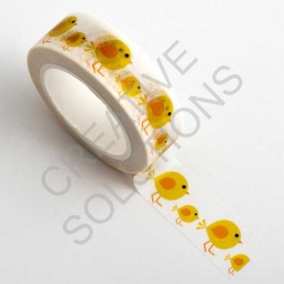 AT063 - Adhesive Washi Tape  - Easter Chicks