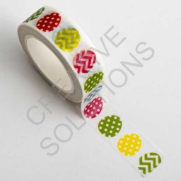 AT065 - Adhesive Washi Tape  - Easter Eggs